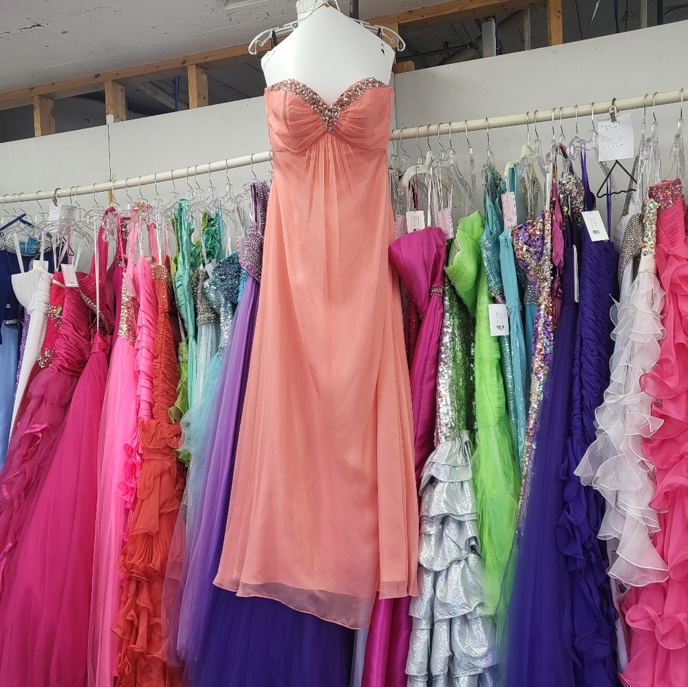 Alyce Strapless Formal Dress